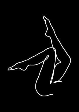 Line Art Legs Sexy