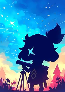 Stargazing Girl