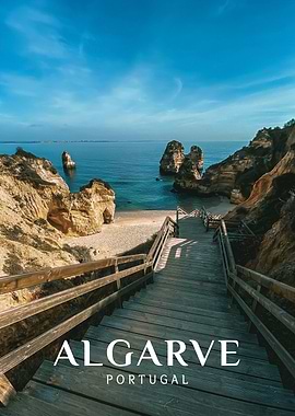 Algarve Beach Stairs