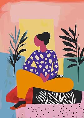 Woman with Crossed Legs