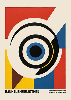 Bauhaus Library Poster