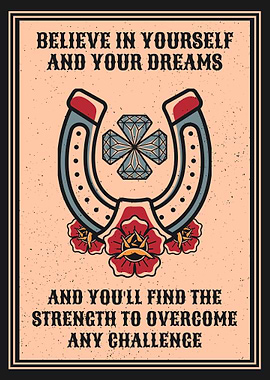 Vintage Horseshoe Ink