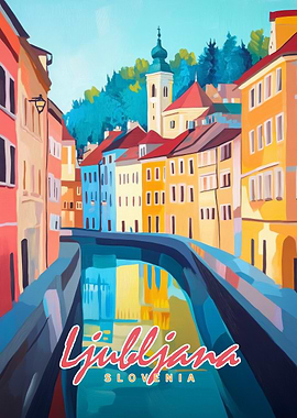 Ljubljana, Slovenia Cityscape