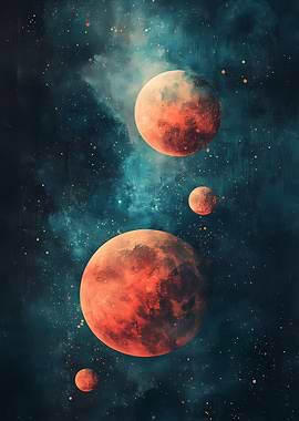 Exploring Cosmic Worlds Celestial Bodies in Space