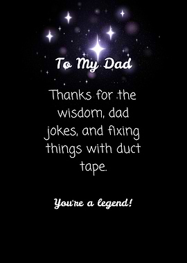 Dad Appreciation Quote