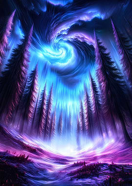 Magical Forest Aurora