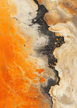 Ethiopia Danakil Depression Landscape