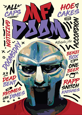 MF DOOM Graffiti Art