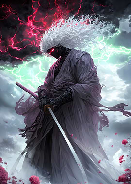 Samurai with Lightning