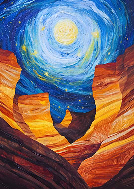 Landscapes and symbols of beauty across the United Fan Painting