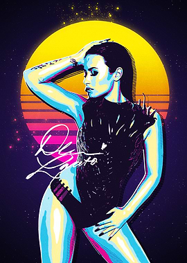 Demi Lovato Retro Art