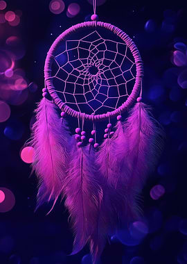 Purple Dreamcatcher