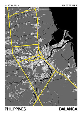 Balanga City Street Map