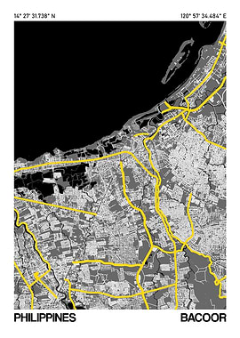 Bacoor City Street Map
