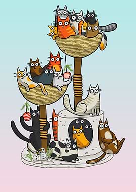 Cat Tower Chaos