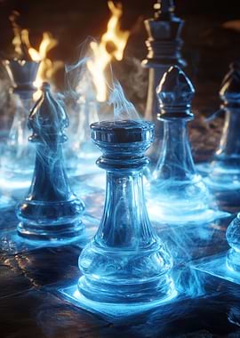 Mystical Chess Pieces