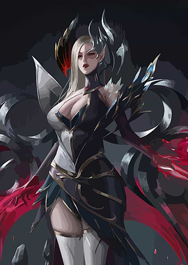 Dark Fantasy Anime Woman