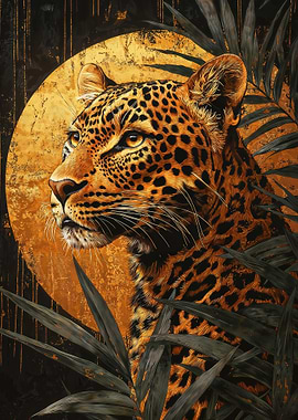 Leopard in Golden Light