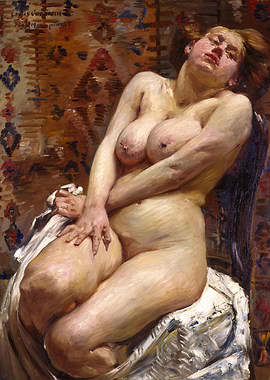 Nude Woman Painting