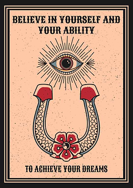 Vintage Horseshoe Art