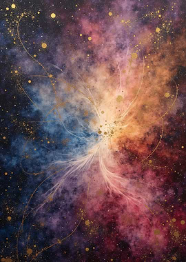 Cosmic Nebula Painting