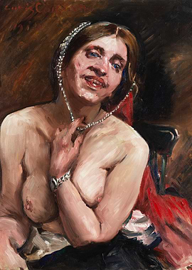 Woman with Pearl Necklace