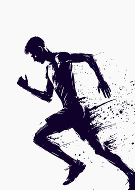 Running Silhouette