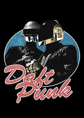 Daft Punk Techno Poster