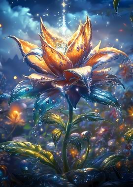 Watery Flower Bloom