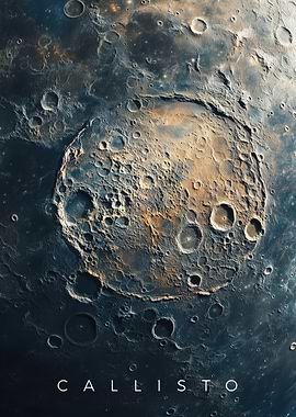 Callisto Ancient Craters Jupiter Moon