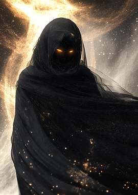 Mysterious Figure in Space