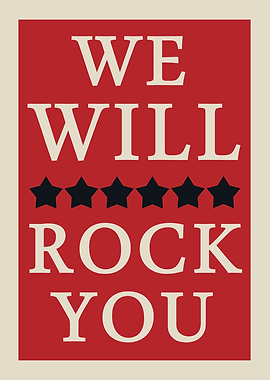 We Will Rock You Poster