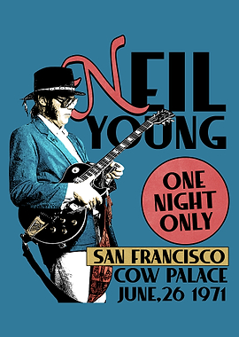 Neil Young Concert Poster