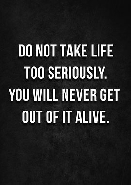 Funny Motivational Quote Poster