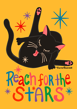 Reach for the Stars - Funny Cat Butt