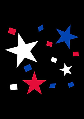 Red, White, and Blue Stars