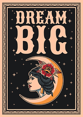 Dream big tattoo art