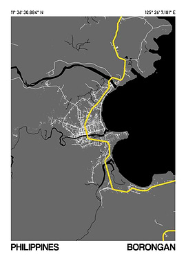 Borongan City Street Map