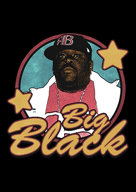 Big Black Retro Design