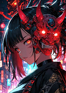 Cyberpunk Anime Girl