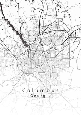 Columbus Georgia Map