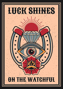 Lucky charm american traditional tattoo