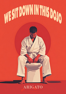 Karate Dojo Toilet Humor