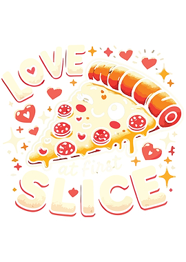 Love at First Slice - Adorable Pizza Lover