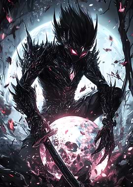 Dark Warrior with Sword