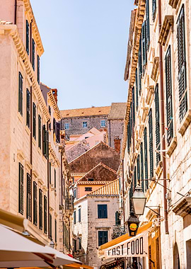 Narrow Street in Old Town