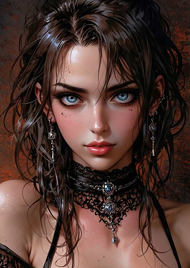 Anime Girl Portrait - Sion