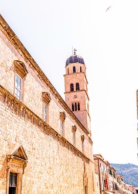 Church Bell Tower in Dubrovnik