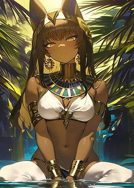 Egyptian Goddess Anime GamingAnime Girl