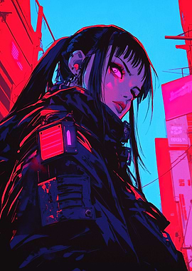 Cyberpunk Anime Girl